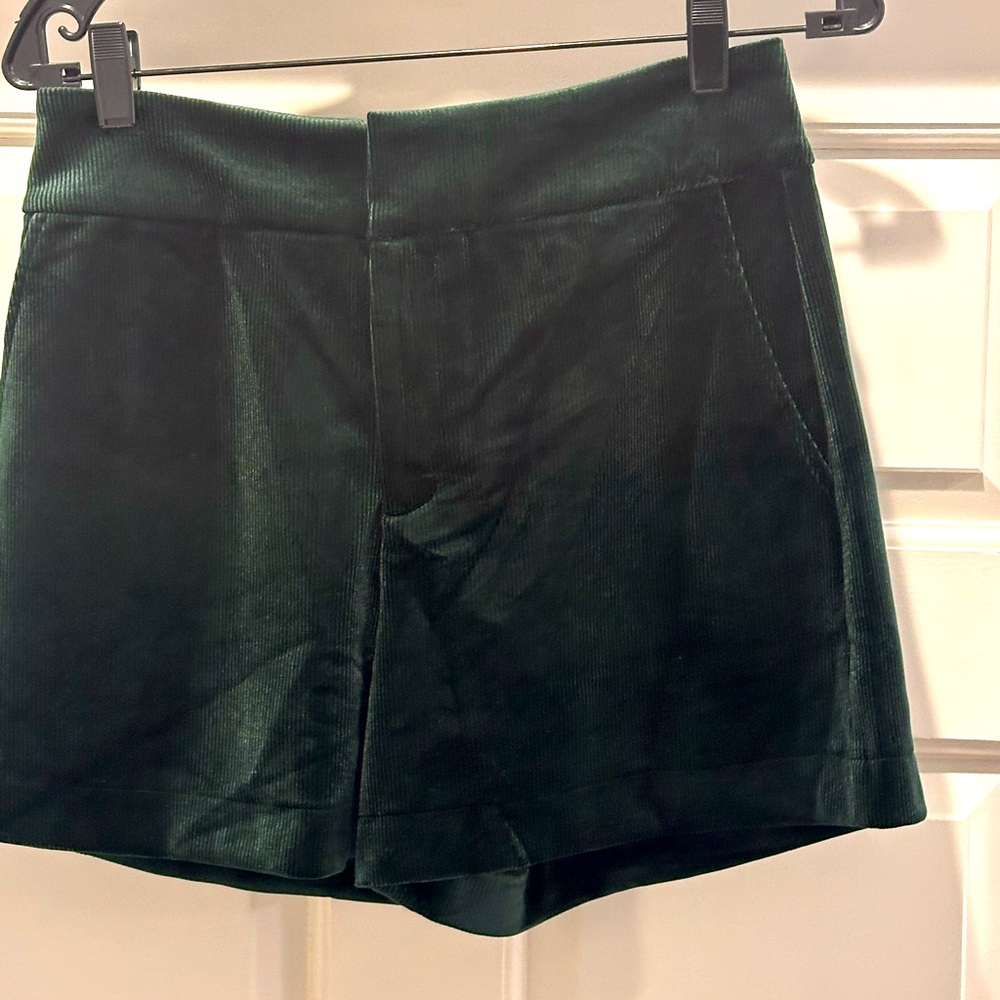 TRAFFIC PEOPLE Green Corduroy Shorts. NEW WITH TAGS